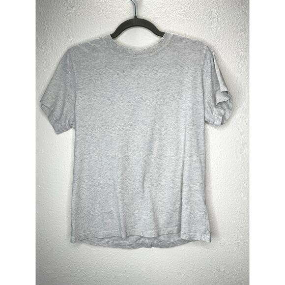 Lululemon Light Heather Gray Short Sleeve round Neck Top Tee Shirt 8 - Picture 1 of 7